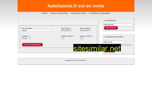 hotelsavoie.fr alternative sites