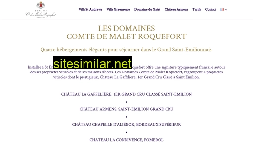 hotes-malet-roquefort.fr alternative sites