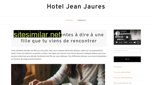 Hotel-jeanjaures similar sites