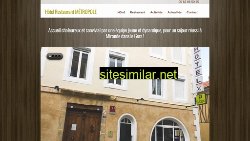 hotel-metropole-gers.fr alternative sites