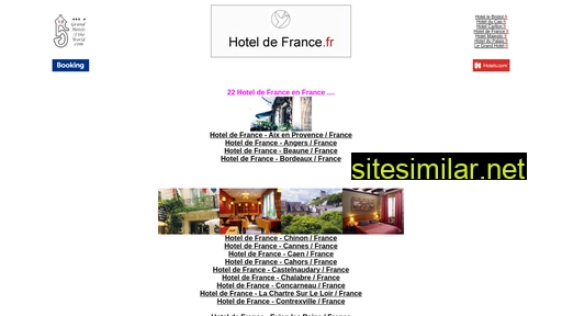 Hoteldefrance similar sites