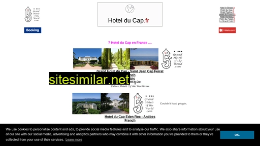 hotelducap.fr alternative sites