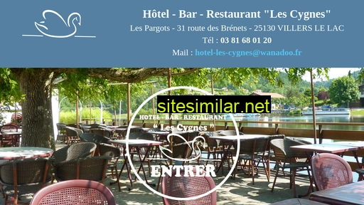 hotelrestaurantlescygnes.fr alternative sites
