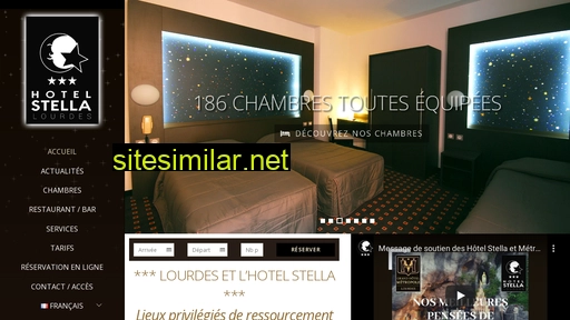 hotelstellalourdes.fr alternative sites