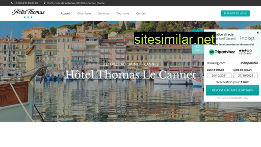 hotelthomas.fr alternative sites