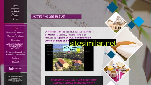 hotelvalleebleue.fr alternative sites