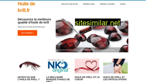 huiledekrill.fr alternative sites
