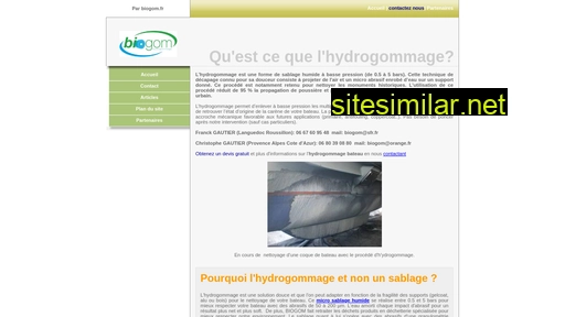 hydrogommage-bateau.fr alternative sites