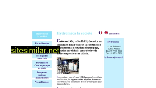 hydromeca.fr alternative sites