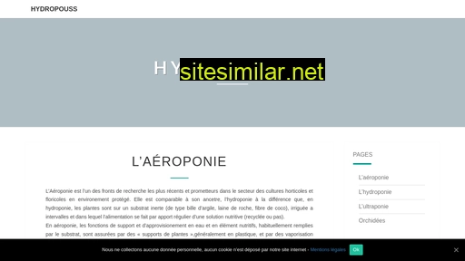 hydropouss.fr alternative sites