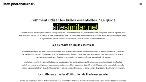 ibex-photonature.fr alternative sites