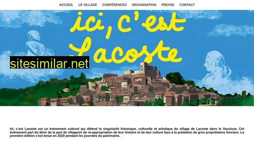 icicestlacoste.fr alternative sites