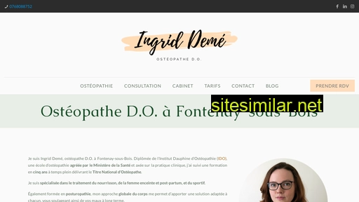 ideme-osteopathe.fr alternative sites