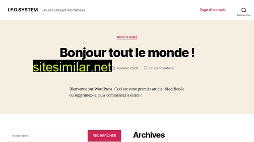 ifo-system.fr alternative sites