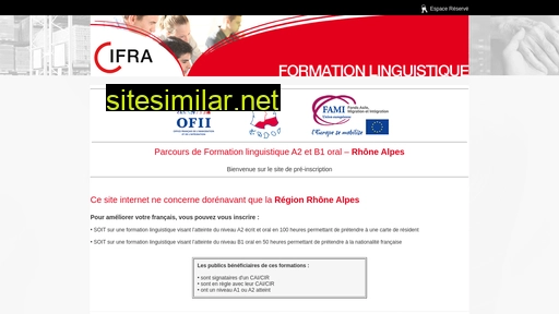 ifra-formation-linguistique.fr alternative sites