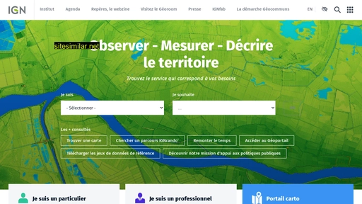 ign.fr alternative sites