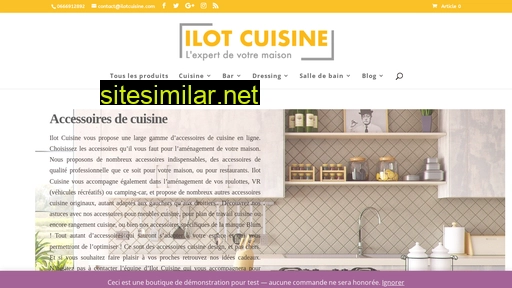 ilot-cuisine.fr alternative sites