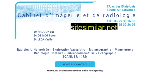 Imageriemedicale52 similar sites