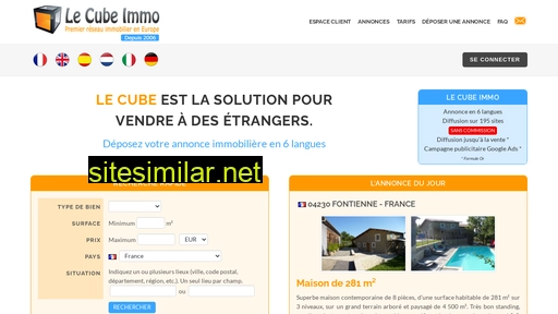 Immobilier-multilingue similar sites
