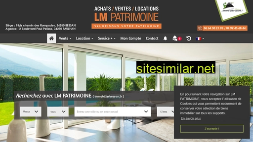 immobilierbessan.fr alternative sites