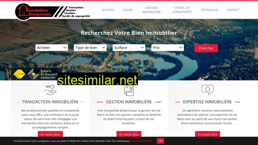 immoscarponaise.fr alternative sites