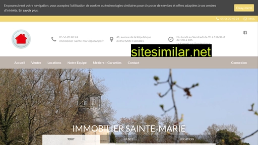 immobilier-sainte-marie.fr alternative sites