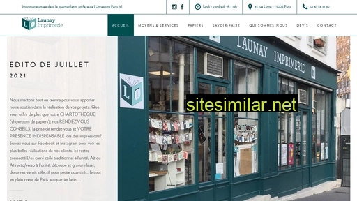 Imprimerie-launay similar sites
