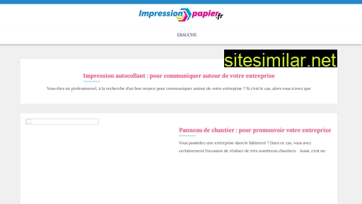 impression-papier.fr alternative sites