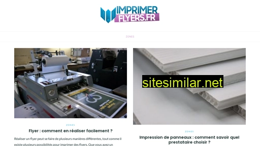 imprimer-flyers.fr alternative sites