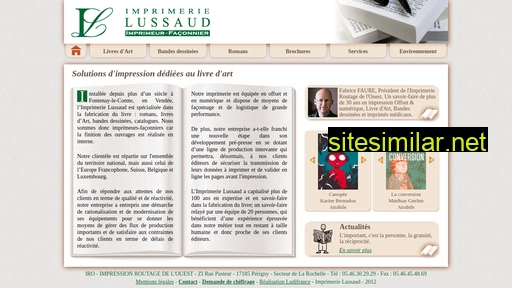imprimerie-lussaud.fr alternative sites