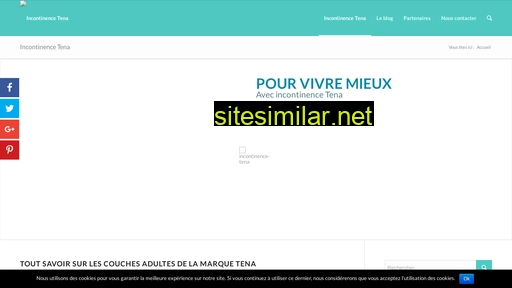 incontinence-tena.fr alternative sites