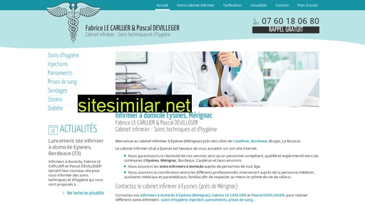 infirmiers-lecarluer-devilleger.fr alternative sites