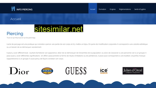 info-piercing.fr alternative sites