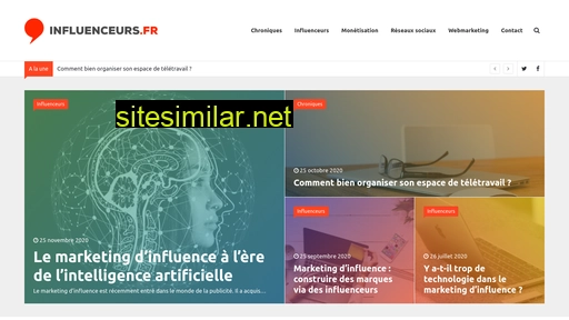 influenceurs.fr alternative sites