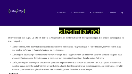 infoalgo.fr alternative sites