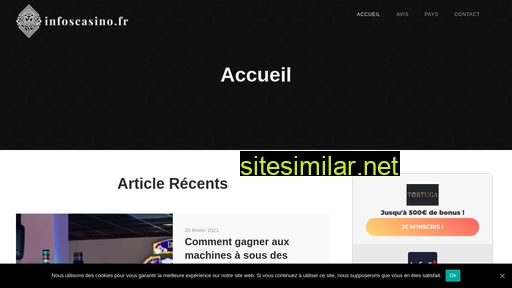 infoscasino.fr alternative sites