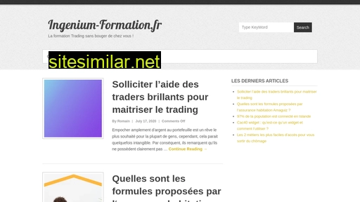 ingenium-formation.fr alternative sites
