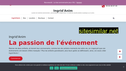 ingridanim.fr alternative sites