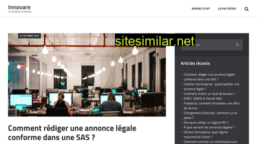innovare.fr alternative sites