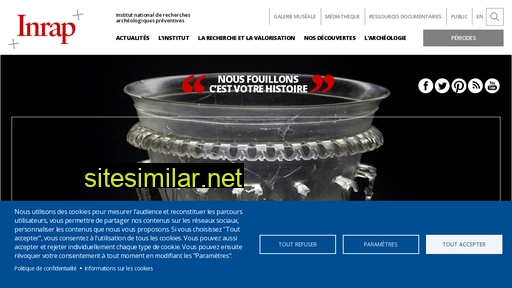 inrap.fr alternative sites