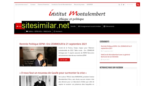 institut-montalembert.fr alternative sites