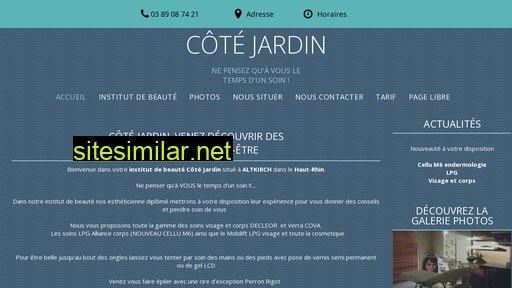 institut-beaute-cotejardin.fr alternative sites