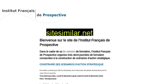 institut-prospective.fr alternative sites