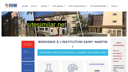 Institution-saintmartin similar sites