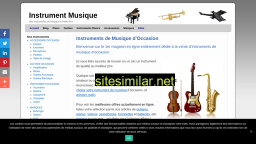 instrumentmusiqueoccasion.fr alternative sites