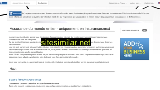 Insurancesnext similar sites