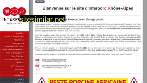 interporcra.fr alternative sites