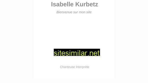 isabellekurbetz.fr alternative sites