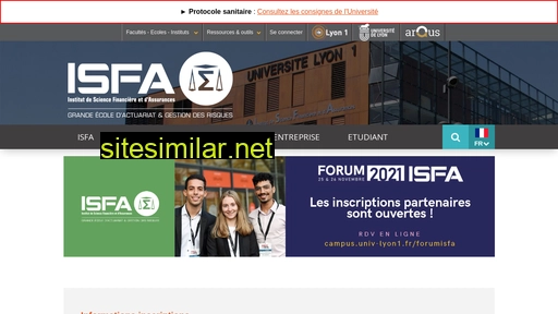 isfa.univ-lyon1.fr alternative sites