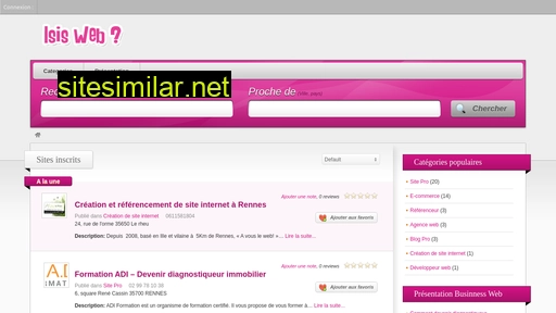 isisweb.fr alternative sites
